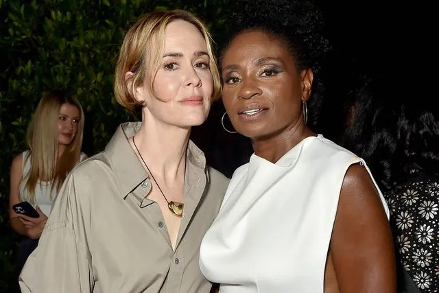 <p>Gregg Deguire/Variety via Getty</p> Sarah Paulson and Adina Porter