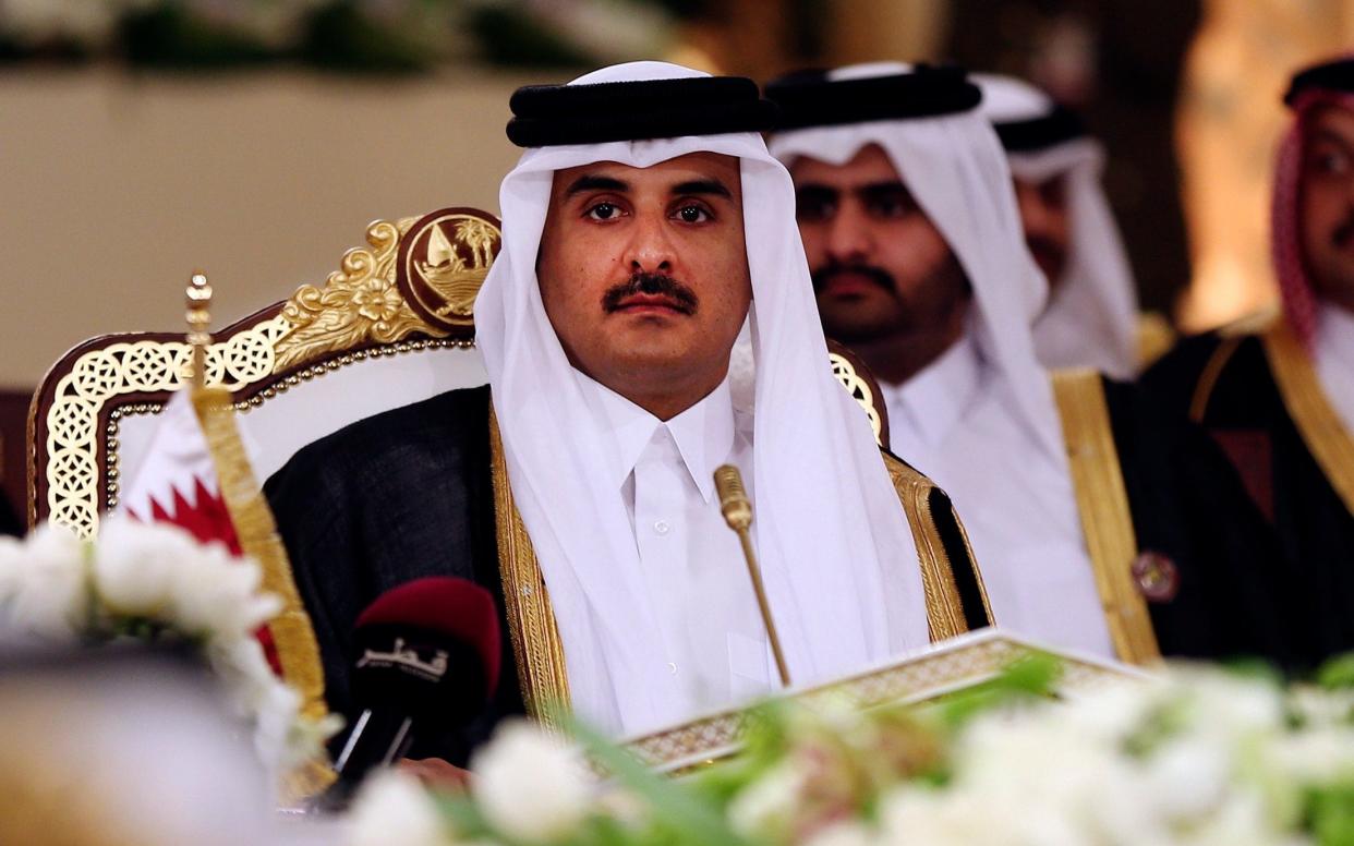Fear are growing in Qatar that Saudi Arabia may be trying to oust its leader, Emir Sheikh Tamim bin Hamad Al-Thani  - AP