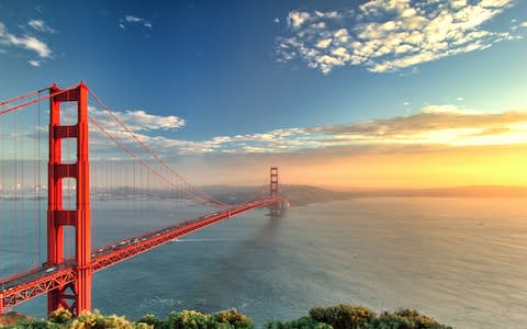 Golden Gate bridge - Credit: Getty