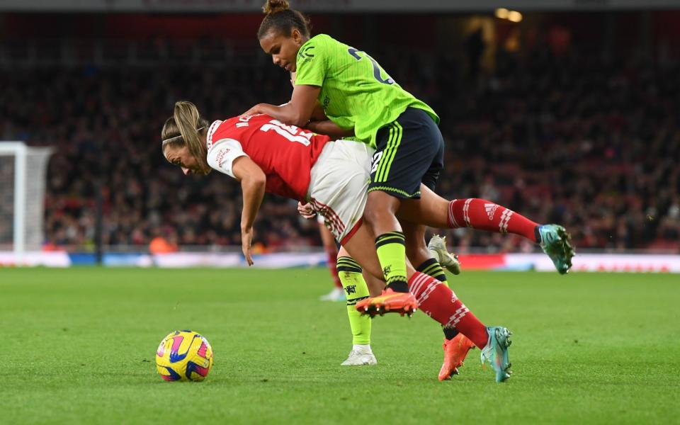 Nikita Parris made herself a nuisance against her old team - GETTY IMAGES/STUART MACFARLANE