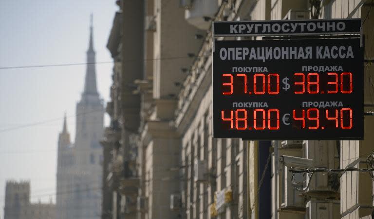 Russia's economy will contract by 0.2 percent in 2015, the EBRD said after predicting in May that it would expand by 0.6 percent next year