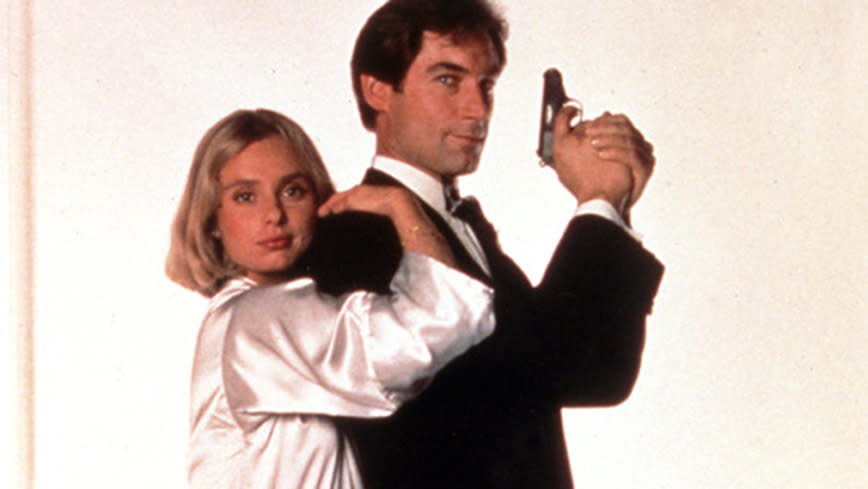 <p>Maryam d'Abo, ‘The Living Daylights’ (1987)</p><p>D'Abo played the gorgeous would-be assassin cellist Kara Milovy, who got help escaping from the KGB from a certain secret agent played by Timothy Dalton in his first Bond movie.</p>