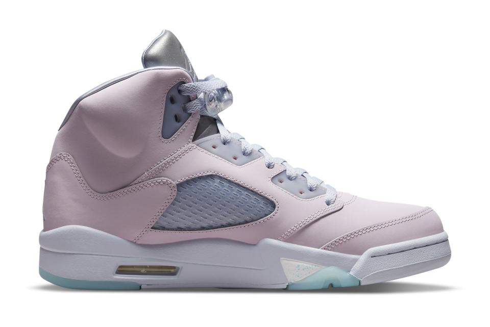 The medial side of the Air Jordan 5 “Regal Pink.” - Credit: Courtesy of Nike