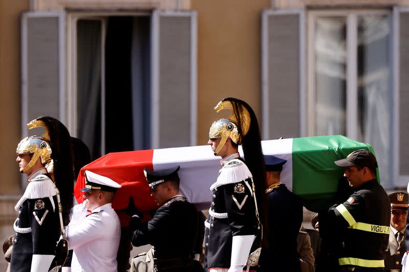 State funeral of former Italian President and senator Giorgio Napolitano in Rome