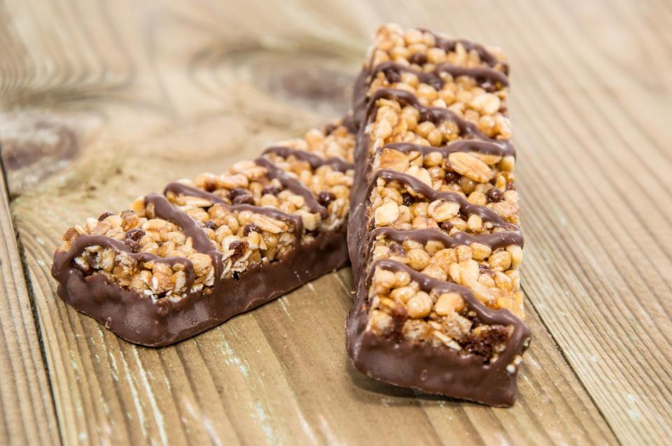 Store-bought energy bars