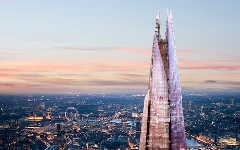 The pinnacle of The Shard in London - Credit: www.jasonhawkes.com