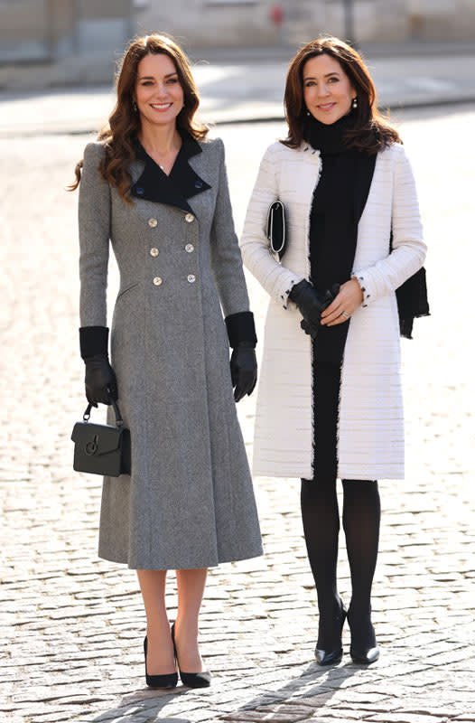 La princesa Mary junto a la princesa de Gales