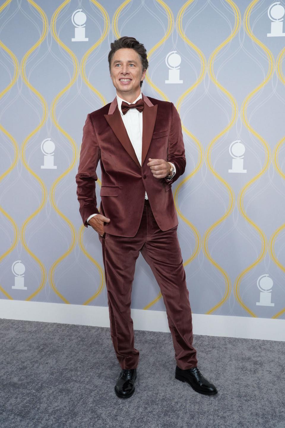 Zach Braff attends the 2022 Tony Awards.