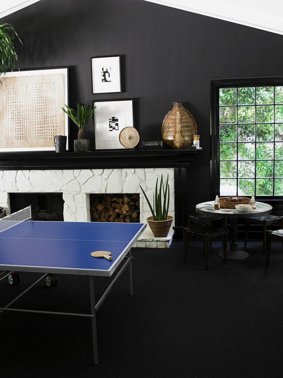 <p>Table tennis has a similar visual appeal as a pool table, but it's way, way easier to maintain and move around. Not to mention, it's a lot more affordable and will come in handy during beer pong tournaments. </p>