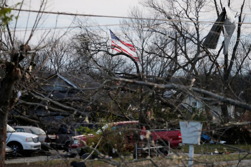 Tornado activity damages homes and buildings in Tennessee