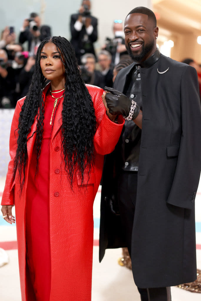 A closeup on Gabrielle Union and Dwyane Wade