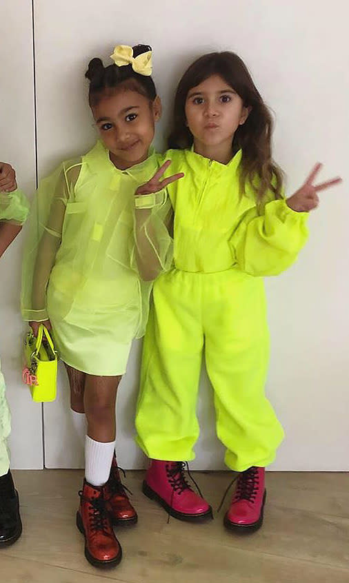 North West (L) and Penelope Disick | Kim Kardashian/Instagram