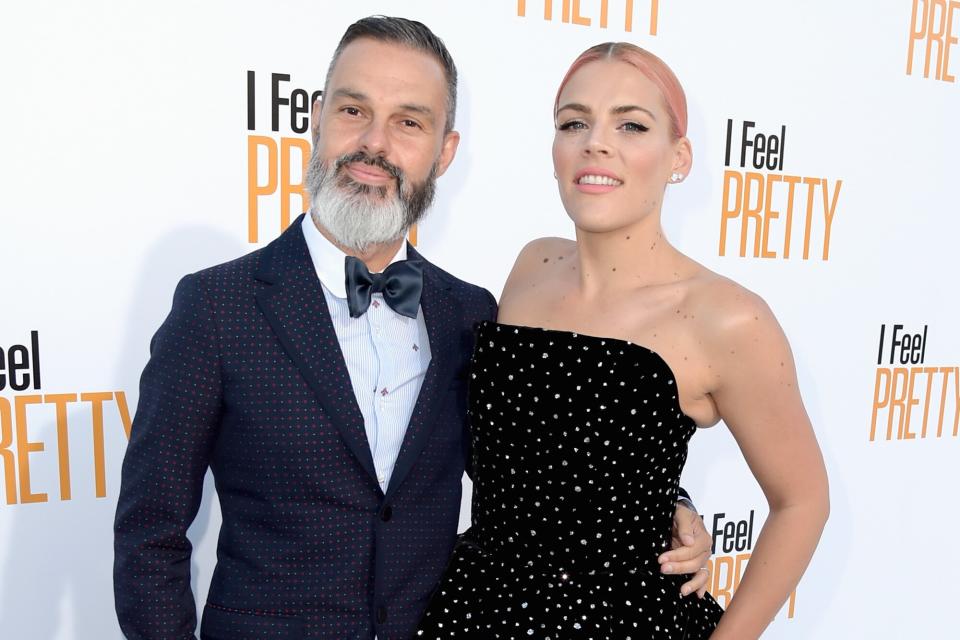 Marc Silverstein and Busy Philipps