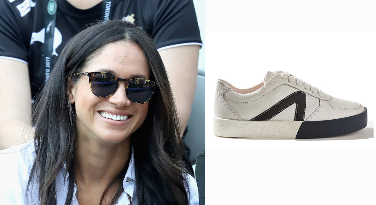 M&S has restocked a pair of trainers that are near-identical to Meghan's Veja pair [Photo: Getty Images]