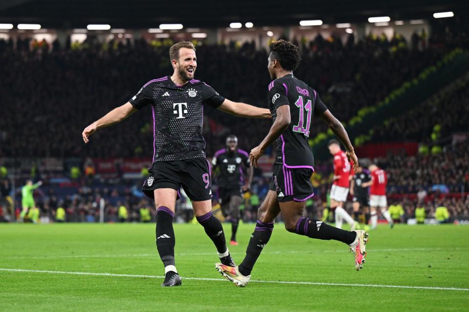 Moment of brilliance: Harry Kane helped tee up Kingsley Coman's winner (Getty Images)