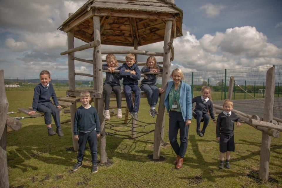 York Press: Jenny Rogers with some of her pupils