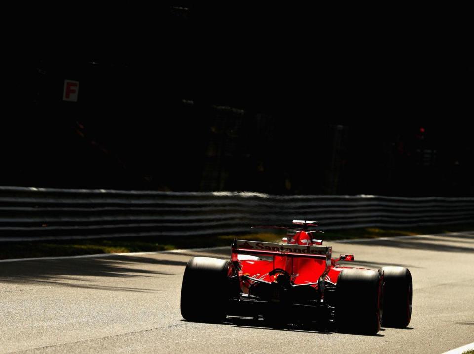 The German's Ferrari looks set to be right at the sharp end on Sunday (Getty)