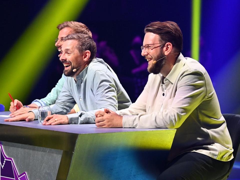 Joko Winterscheidt mit Klaas Heufer-Umlauf und Jakob Lundt. (v.l.n.r.) 