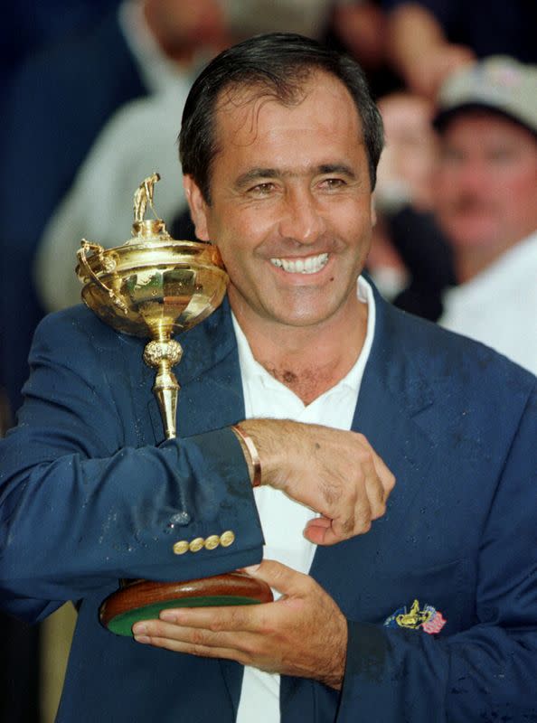 FILE PHOTO: Born on April 9, 1957: Seve Ballesteros, Spanish golfer