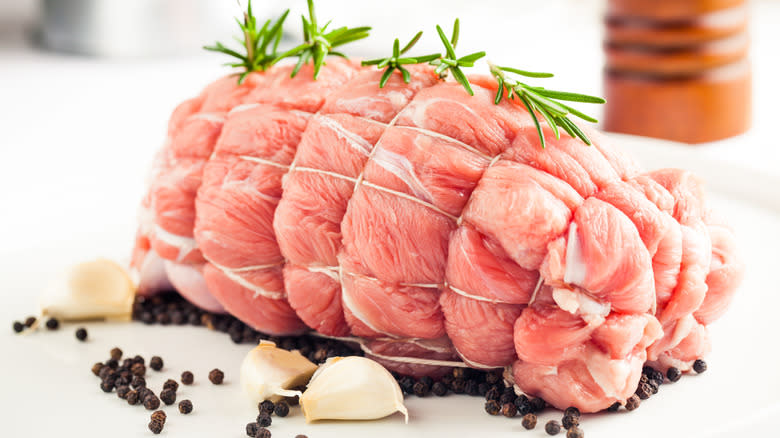 trussed veal roast