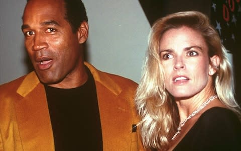 OJ Simpson and wife Nicole Brown Simpson - Credit: AP