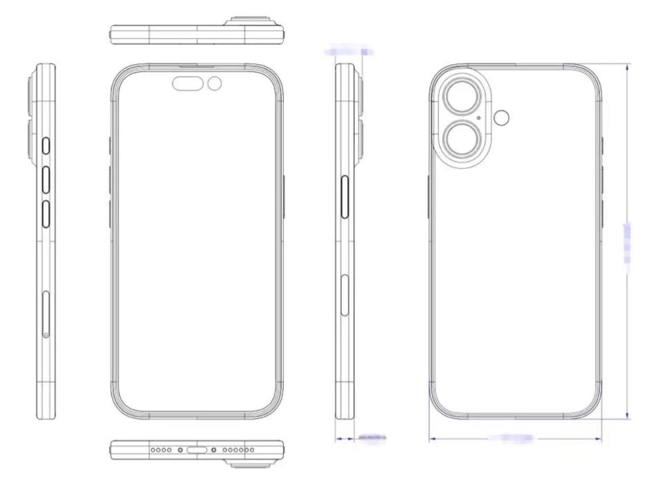 iPhone 16 schematics