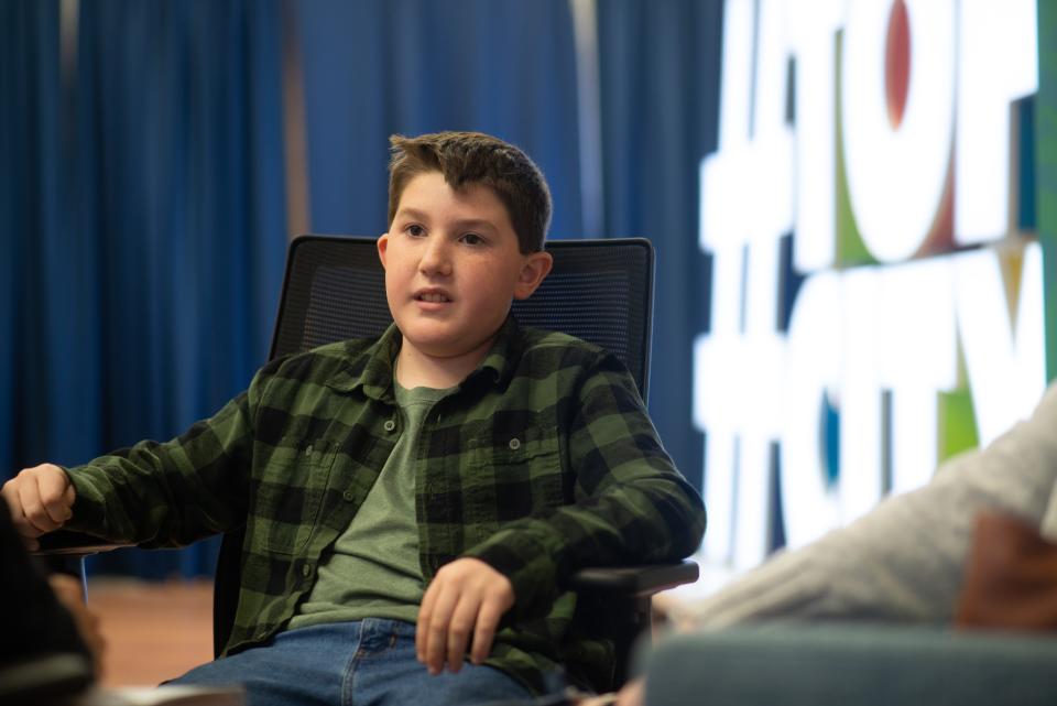 Wyatt Starz talks about his own experiences being bullied and how seeing a friend going through it inspired him. With the help of his mother, Laci Reamer, Starz started collecting clothing, food and other donations through his "You've Got A Friend" program.