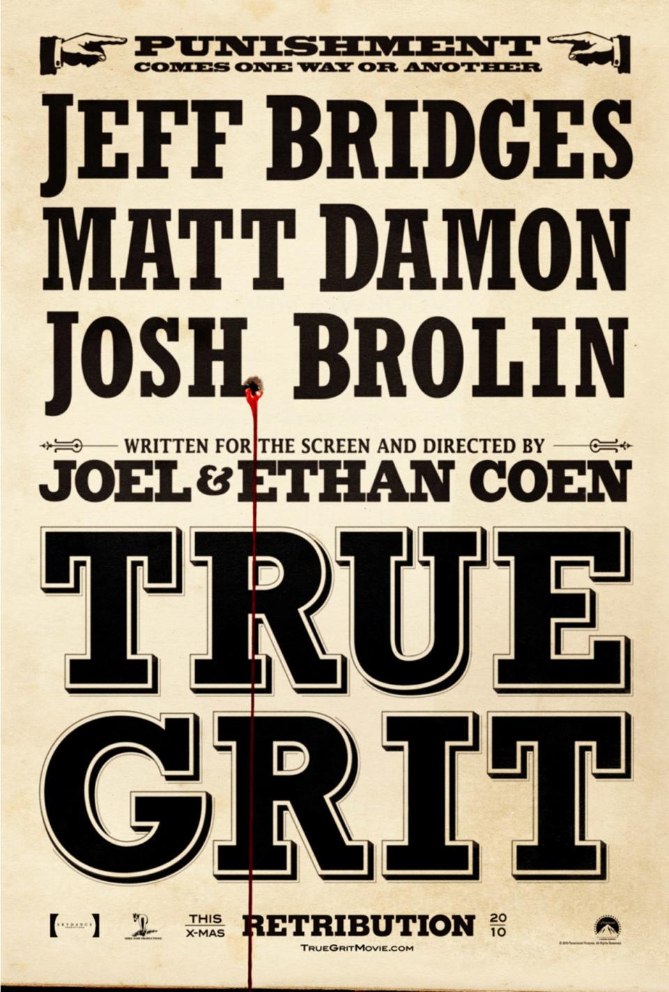 TRUE GRIT, 2010. ©Paramount Pictures/courtesy Everett Collection