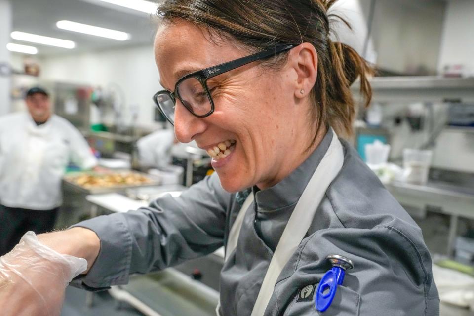 Stephanie Duquette cooks up fresh, local health food. "Everybody deserves it," she says. "It’s something I’m very passionate about.”