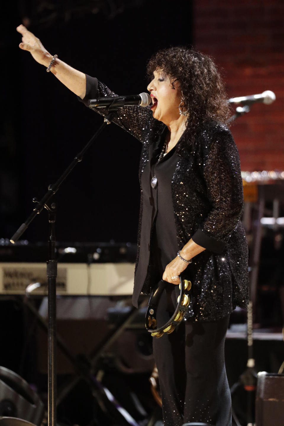 Maria Muldaur performs during the Americana Honors & Awards show Wednesday, Sept. 11, 2019, in Nashville, Tenn. (AP Photo/Wade Payne)