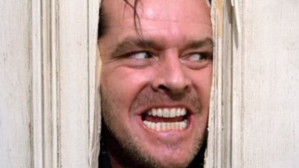 Jack Nicholson in The Shining