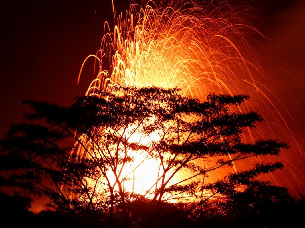 Hawaii eruption