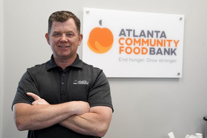 Kyle Waide CEO and President of the nation's largest food bank warehouse, the Atlanta Community Food Bank, in Atlanta