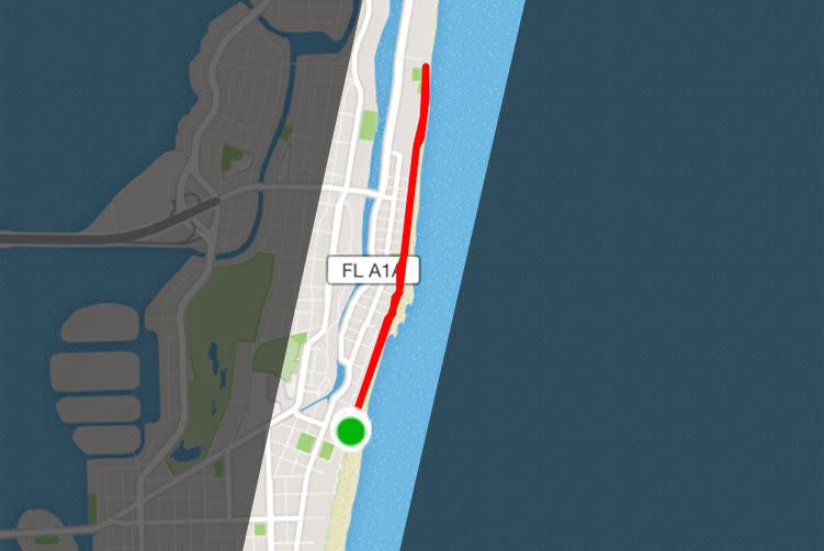 Miami - Southbeach Boardwalk - 3.36 mi