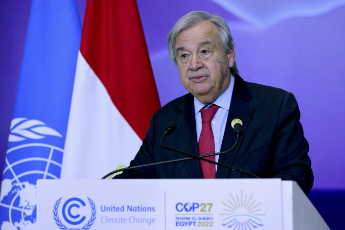 United Nations Secretary-General António Guterres 