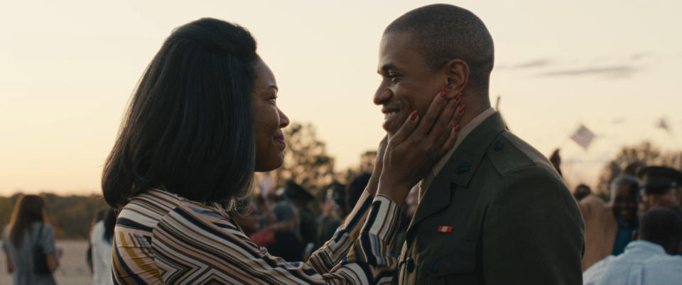 Gabrielle Union and Jeremy Pope<span class="copyright">Courtesy of A24</span>