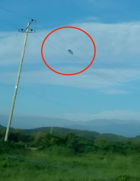 A couple in Argentina believe they spotted a UFO. Jam Press