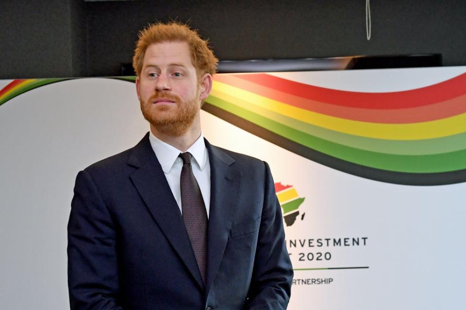 The Duke of Sussex has said an area known as a ‘natural beating heart’ of southern Africa must be protected with a moratorium on oil and gas drilling (Stefan Rousseau/PA) (PA Archive)