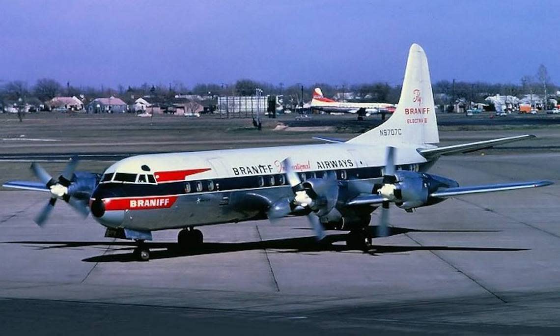 Braniff’s L-188 Electra that was involved in the accident