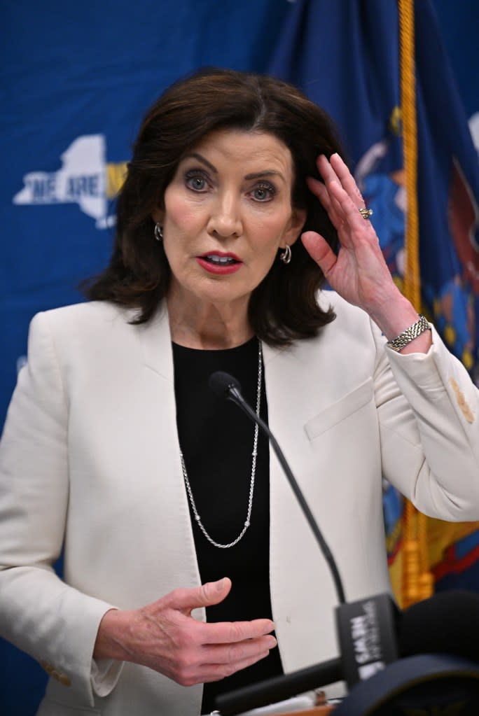 Kathy Hochul has been pushing the abortion proposal. Paul Martinka