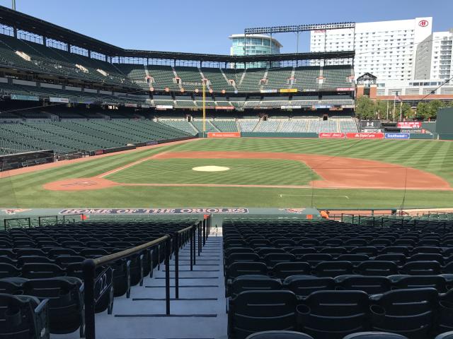 A patch commemorating Oriole Park at Camden Yards' 30th