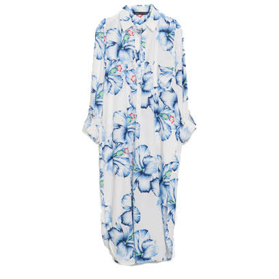 Blue and white dress by Zara | Floral Dresses| What to Wear on Holiday | Fashion | Red Online