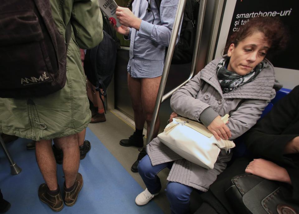 No Pants Subway Ride