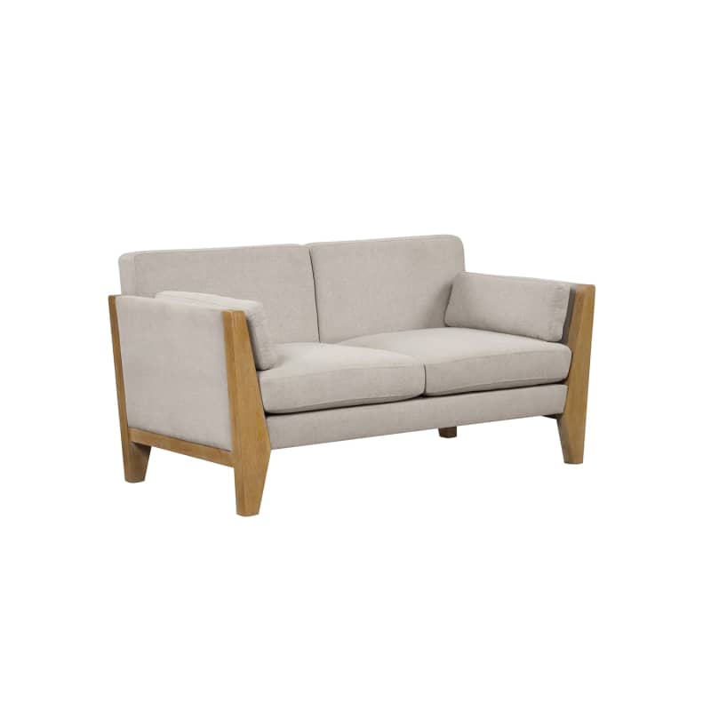 Wood Frame Upholstered Modern Sofa Loveseat