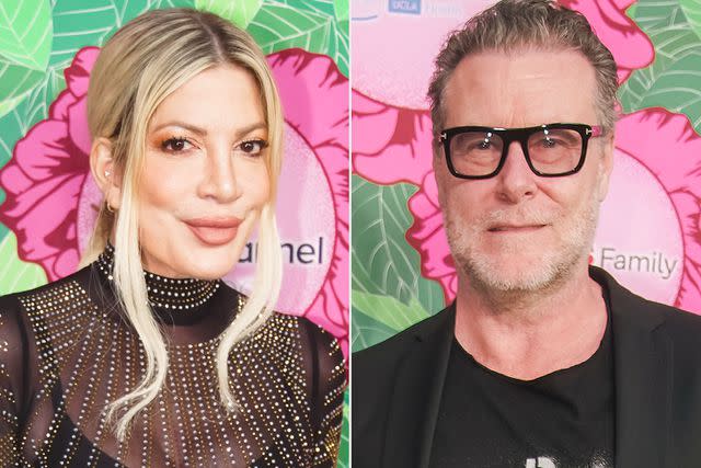 <p>Andrew J Cunningham/Getty</p> Tori Spelling and Dean McDermott