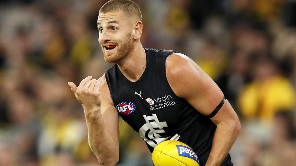 Carlton defender Liam Jones is reportedly unwilling to be vaccinated against Covid-19.