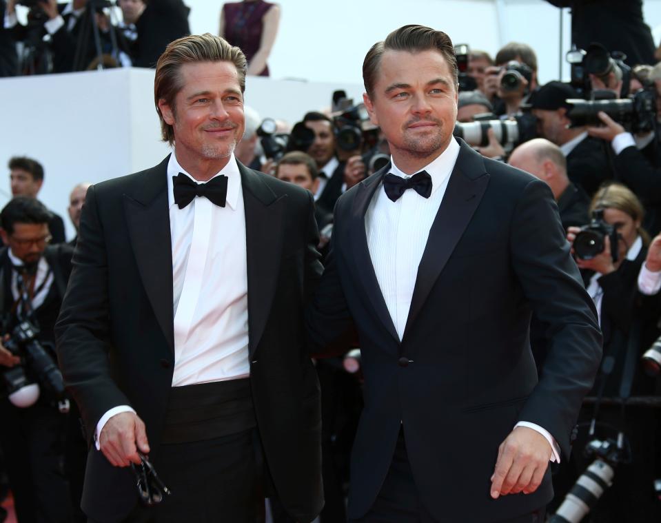 Leonardo DiCaprio and Brad Pitt launched "Once Upon a Time in Hollywood" at last year's Cannes Film Festival. Pitt went on to win best supporting actor for the film at the 2020 Oscars.