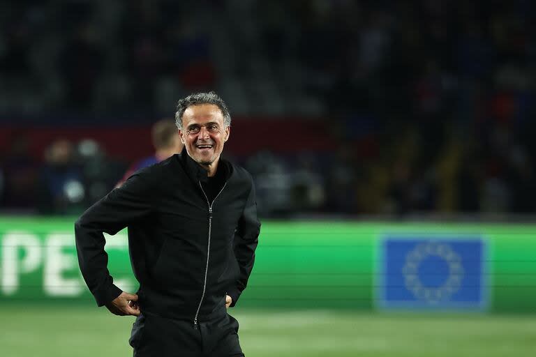 La felicidad de Luis Enrique tras eliminar con Paris Saint Germain a su exclub