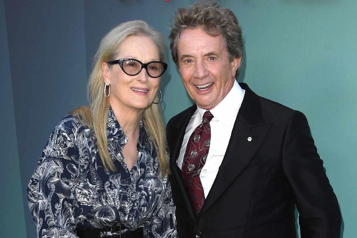 <p>Steve Granitz/FilmMagic</p> Meryl Streep (left) and Martin Short 