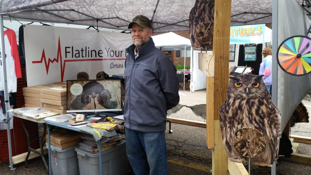 Darrell Bartel of Waupaca is founder of Flatline Your Birds decoys.